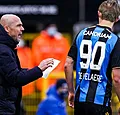 Schreuder geeft signaal met basisploeg Club Brugge