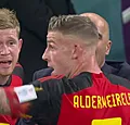 Opvallend beeld: Alderweireld en De Bruyne stechelen erop los