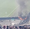 Supporters Gent zetten Jan Breydel letterlijk in vuur