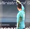 Courtois doet monden openvallen op training Real Madrid (🎥)