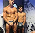 Ronaldo en zoon doen monden openvallen met sixpack (📷)   