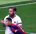 Bah! De Rossi mept tegenstander en gaat zelf neer