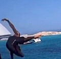 Stunt loopt fout: Mata mag van geluk spreken op Ibiza