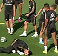 Real-ploegmaats lachen Courtois uit na pijnlijk moment op training (🎥)