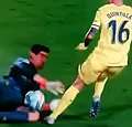 Thibaut Courtois ontsnapt aan horrorblessure (🎥)