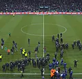VIDEO: Saint-Etienne - Lyon stilgelegd na veldbestorming fans