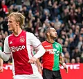 Uitblinkende Dolberg stuurt Ajax naar ruime zege op NEC