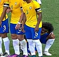 Huh?! Speelt Marcelo hier verstoppertje tijdens BraziliÃ« - ArgentiniÃ«?