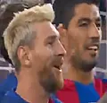 Messi kan ook met blonde lokken vrije trappen prachtig binnen vegen