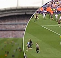 Walgelijk: vierende Man City-fans vallen doelman Aston Villa aan
