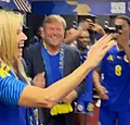 Geweldig beeld: Nederlands koningspaar uit de bol in kleedkamer
