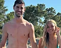 Courtois blaast kaarsjes uit, Mishel blaast Instagram omver