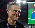 Kippenvel! PSG-fans eren Luis Enrique met emotionele tifo