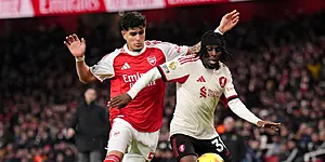 Titelstrijd blijft leven: Arsenal ontsnapt tegen Liverpool