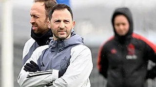 Tedesco trekt grote ogen op training Rode Duivels