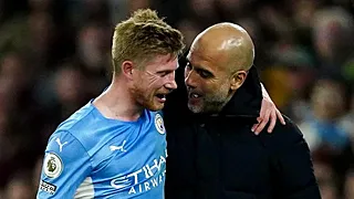 Guardiola reageert hilarisch op wereldgoal De Bruyne