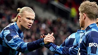 Haaland komt met prachtig gebaar richting Romelu Lukaku