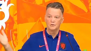 Meteen prijs bij Oranje: Van Gaal maakt oorlog met journalist