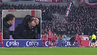 Sfeer wordt grimmig: Antwerp-aanhang over de schreef