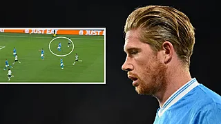 Italianen geloven ogen niet na actie De Bruyne in 74ste minuut