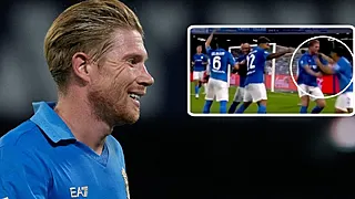 De Bruyne helemaal terug: Italianen smullen van reactie na doelpunt