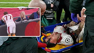 Schokkende beelden: Lang afgevoerd na bloederige blessure