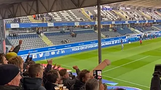 Supporters Antwerp steken met reuzenpenis de draak met Overmars