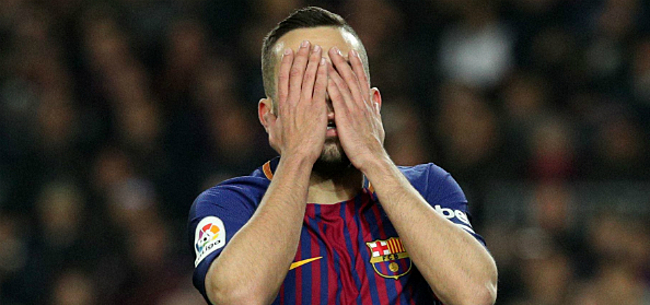 'Barça bezorgt Jordi Alba flinke tegenvaller'