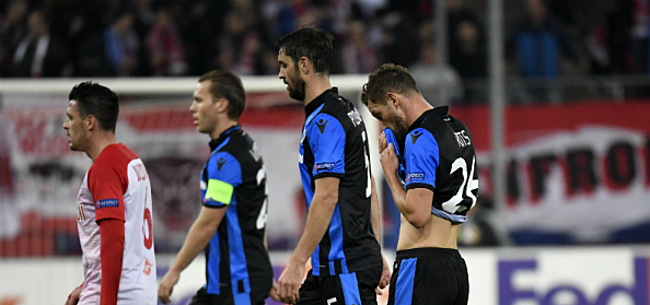 Club Brugge zegt Europa vaarwel na wanprestatie in eerste helft