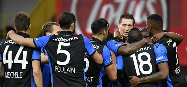 Club Brugge strikt zeer mooie tegenstander tijdens oefenstage
