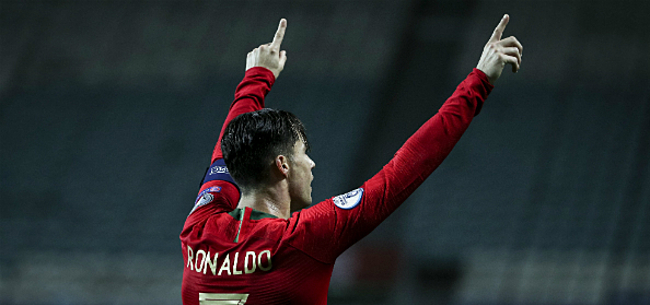 Ronaldo trapt Portugal met nummer 99 naar EK