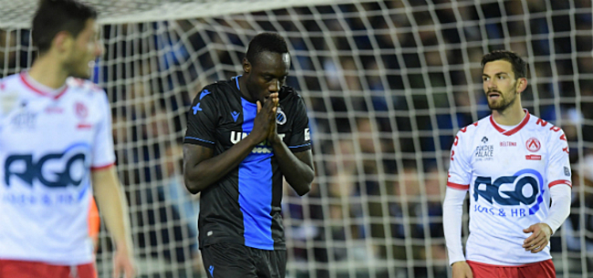 Diagne reageert na vele missers bij Club Brugge