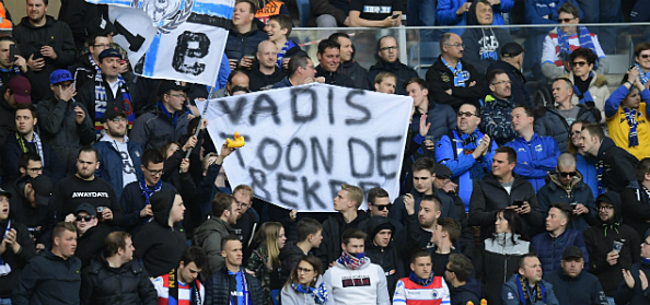 Club-fans lachen met Gent: 