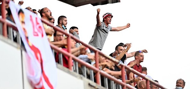 Fans Standard met fraai gebaar voor Antwerp-aanhang