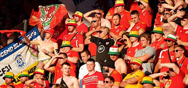 Foto: Supporters Wales tonen grote klasse in Brussel