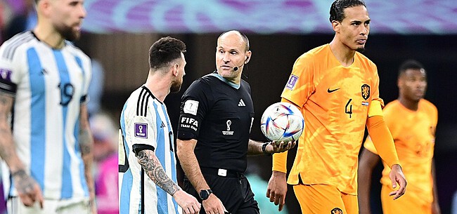 'FIFA komt met bizarre reactie over zondebok Nederland-Argentinië'