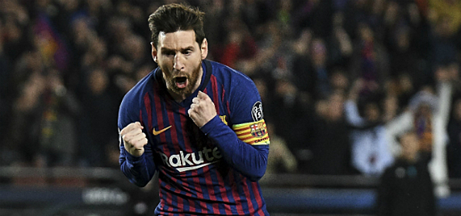 Kampioensfeest barst los bij FC Barcelona, met dank aan Messi