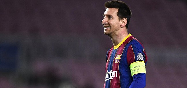 Barça neemt op fraaie wijze afscheid van Messi (🎥)