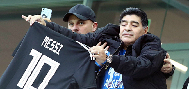 Maradona over Messi: 