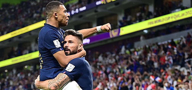 Frankrijk in kwartfinale na record Giroud en flitsen Mbappé