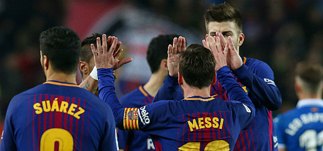 Foto: 'Messi, Suarez én Piqué sporen Barça aan tot transfer'