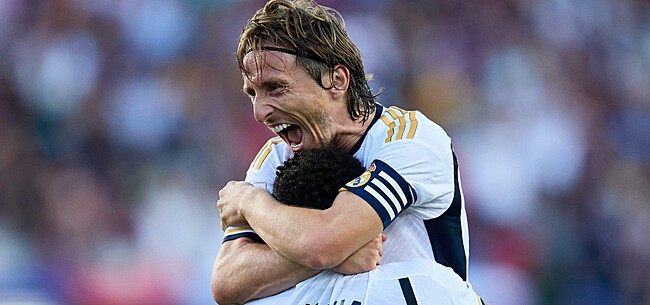 Good old Modric loodst Real op de valreep voorbij Sevilla