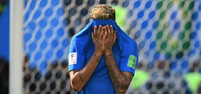 Steun voor huilende Neymar: 