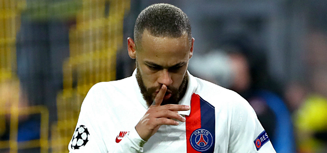 Ondanks rode kaart Neymar wint PSG beklijvende partij