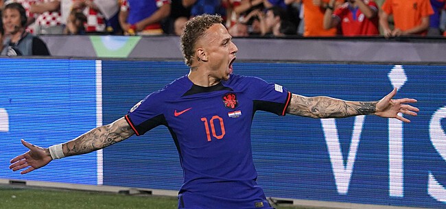 Nederland wordt gek na goal Lang: 