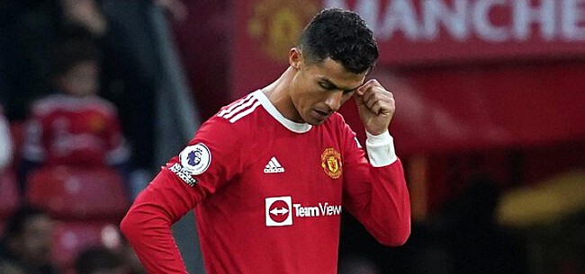 Foto: Ronaldo reageert na vernedering op Old Trafford