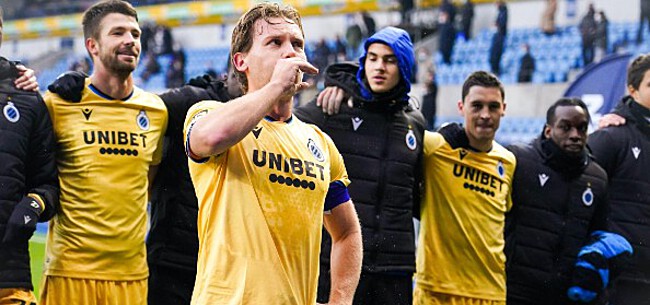 Foto: 'Drietal naar uitgang bij Club Brugge'