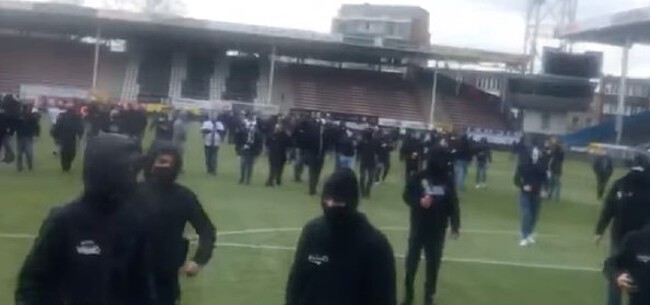 Aftrap Charleroi-Eupen uitgesteld door revolterende fans