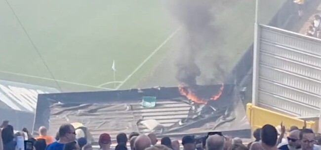 Supporters Gent zetten Jan Breydel letterlijk in vuur