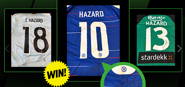 Waag je kans en win de gesigneerde shirts van de drie Hazard-broers!